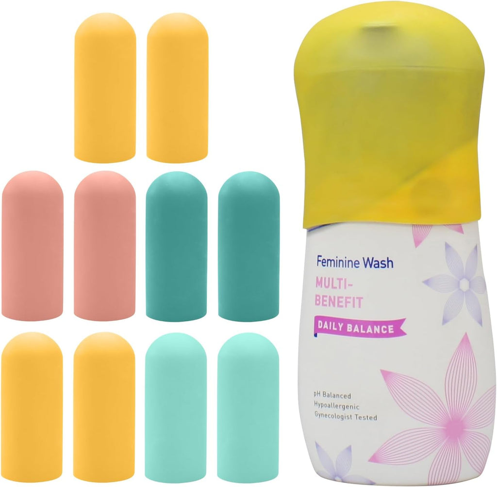 TRANOMOS Silicone Bottle Covers - Leak-Proof Travel Essentials for Men & Women | Perfect for Beach & Cruise Vacations