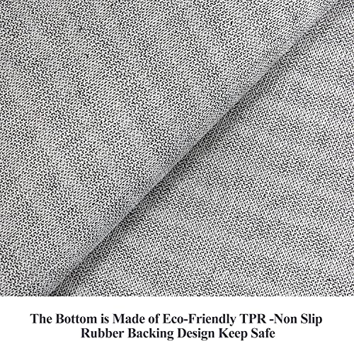 2x12 Non-Slip Runner Rug, Washable Vintage Hallway Floor Mat for Kitchen