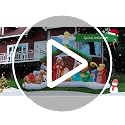 Elegear 12FT Nativity Scene Inflatable - Outdoor Christmas Decorations with LED Lights