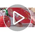 Remerry Santa Claus Christmas Placemats Set of 6 - Holiday Table Decor, Heat Resistant