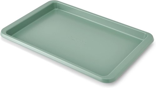 KitchenAid Nonstick Baking Sheet - Swiss Engineered Aluminized Steel, Dishwasher Safe, 9 x 13 Inch, Cardamom