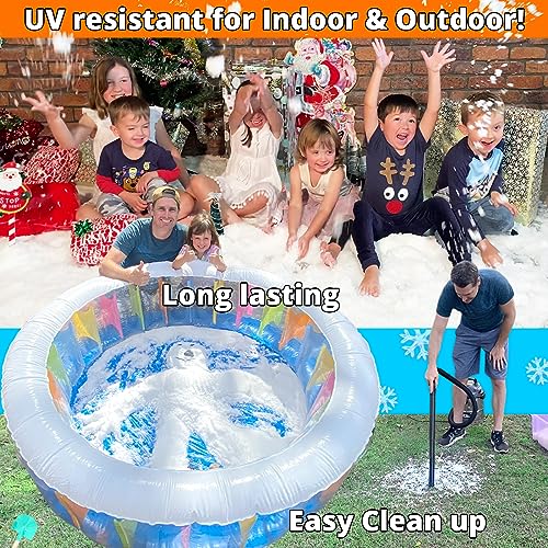Bulk Artificial Instant Snow Powder for Sensory Play & Decor (39 oz)
