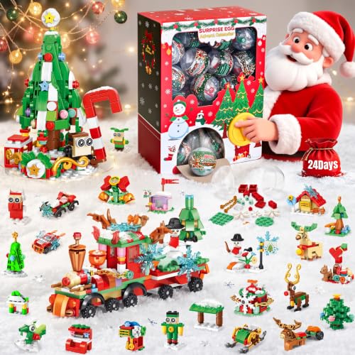 MAGTHIC 2026 Christmas Advent Calendar Capsule Vending Machine – 24 Buildable Surprises
