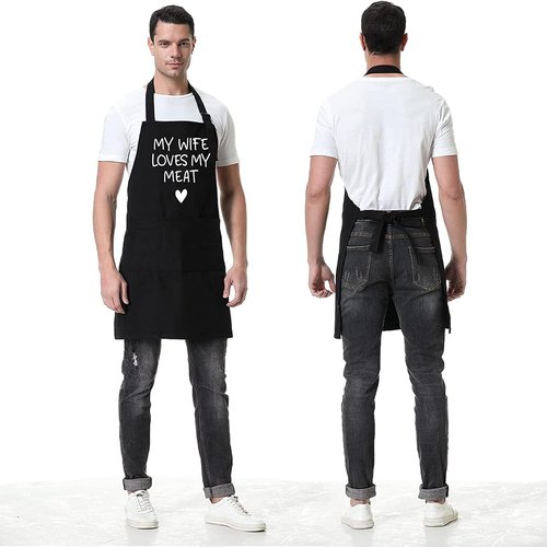 Fairy's Gift Men's Funny Apron - Cool Anniversary & Father's Day Gift | Grilling Apron with Pockets