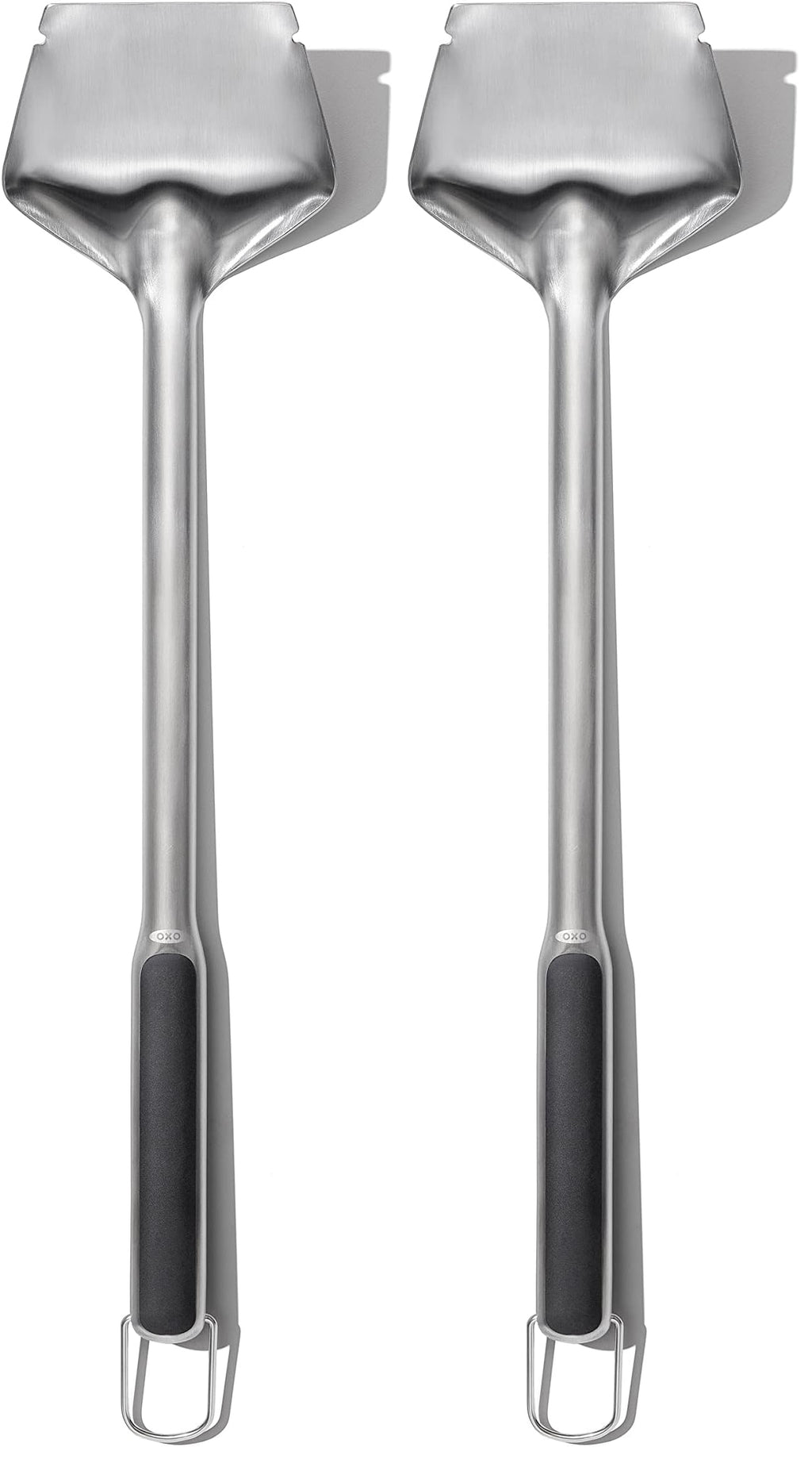 OXO Good Grips Grate Lifter Coal Rake, 2Coal Shovel & Rake, Stainless Steel (Pack of 2)