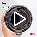 OXO Stainless Steel Bottle and Can Opener - Dual-Sided Kitchen Tool