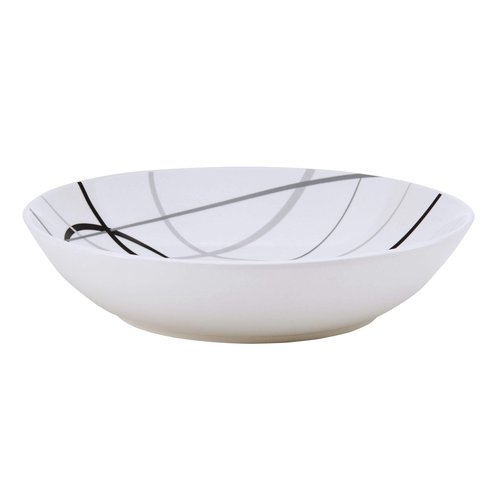 Studio Nova Porcelain 18-Piece Dinnerware Set, Service For 6, Circles
