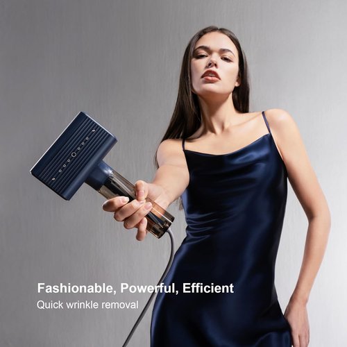 G10 Portable Handheld Garment Steamer - 1200W Mini Travel Iron | Lightweight 0.9 lbs, Blue