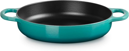 Le Creuset Enameled Cast Iron Everyday Pan - 11" | Durable Riviera Color for Versatile Cooking