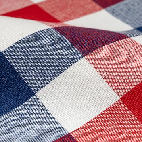 Organic Cotton Mart Red Blue White 6-Pack Patriotic Kitchen Towels 30x20
