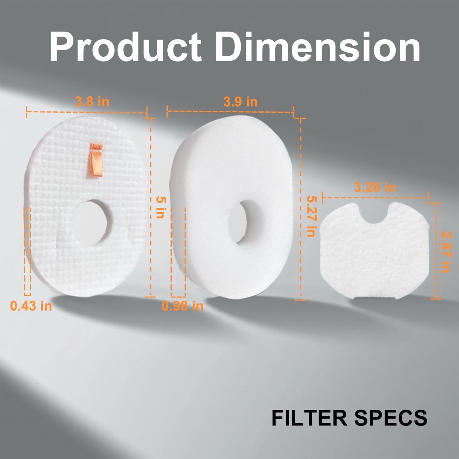 Shark Replacement Filter Kit - 3 Pack Vacuum Filters & Brush for Rocket HV300 Series
