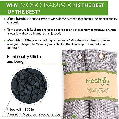 Jasclair Refill Bags for Dekor Plus Diaper Pail - Odor-Locking Multi-Layer Liners (4 Pack) | Leak-Resistant & Easy to Use