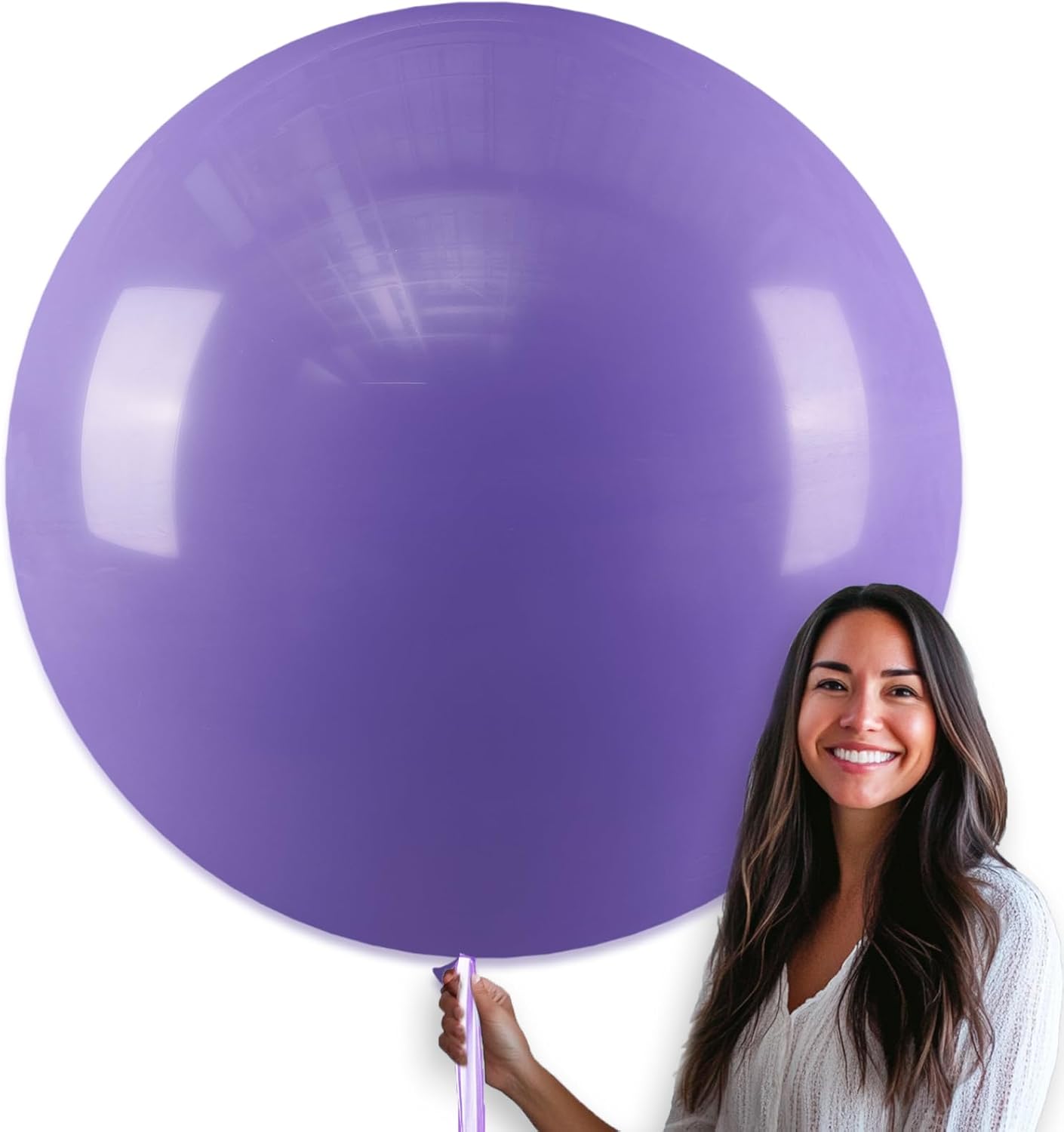 PartyWoo 36-Inch Purple Latex Balloons - Perfect for Birthday, Baby Shower & Wedding Decor