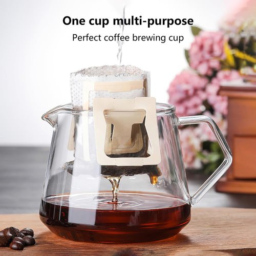 Lazy Kungfu Drip TeaPot, Heat Resistant Tea Set, Semi-Automatic Glass Teapot Suit for Magnetic Water Flow Wooden Glass Teapot Set