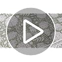 Floral Print Euro Sham, 26x26 inch Cotton Decorative Pillow Cover, Taupe