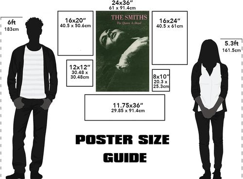 CINEMAFLIX The Smiths The Queen Is Dead Album Cover Poster - 24 x 36 Inches (Unframed)