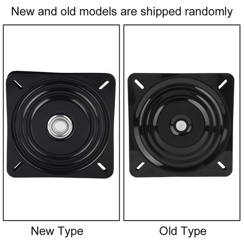 Natudeco 10in Swivel Base 360 Degree Swivel Base Plate Universal Square Rotating Base Heavy Duty Swivel Furniture Accessory for Home Recliner Chair
