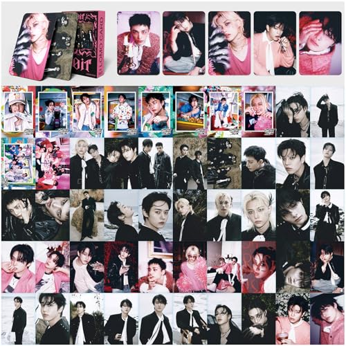 55-Piece Music Group Lomo Photocard Set - Collectible Fan Gift Cards