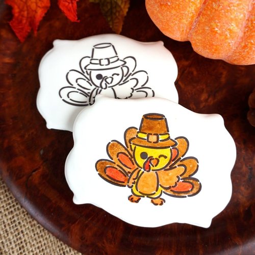The Cookie Countess PYO Edible Paint Palettes 36 Pouch - Fall