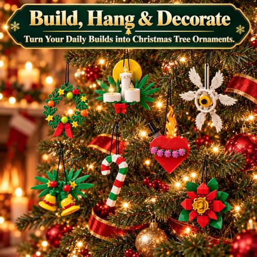 Jesus Nativity Advent Calendar Building Set – 24 Mini Ornaments with 704 Pieces