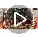 Retro Christmas Tree Skirt 36 Inch for Holiday Home Decor - FARMNALL