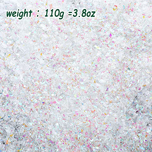 Artificial Fake Snow for Christmas DIY Decor & Snow Globes, 3.8 oz
