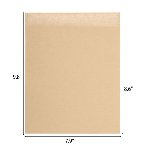 200 Pcs Paper Sandwich Bags 7.9 x 8.6 Inch Greaseproof Wax-lined Brown Lunch Bag Bakery Bags for Cookies Sandwich Snacks Popcorn Doughnut