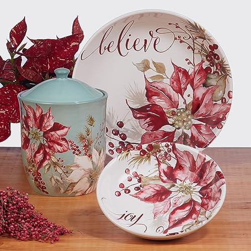 Certified International Winters Joy 16x12 Inch Holiday Serving Platter