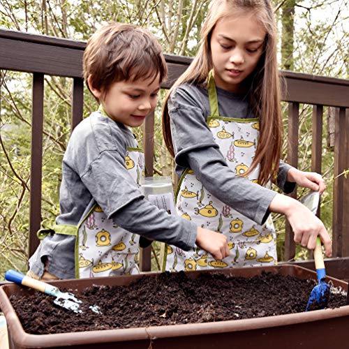 Adjustable Kids Apron for Cooking, Baking, Art and Gardening