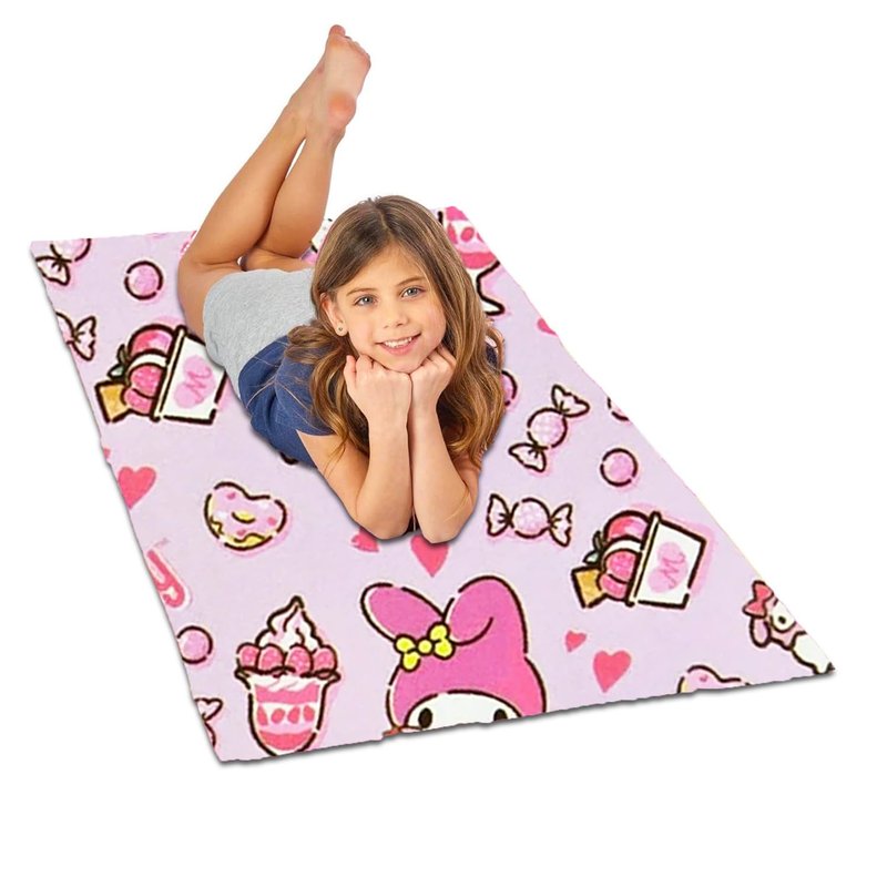 Sanrio Hello Kitty Friends Towel 3 Pack Set for Kids - Bundle with 3 Microfiber Towels Plus More