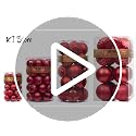 KI Store 4-Inch Red Shatterproof Christmas Balls - 16 pcs Ornaments for Xmas Trees & Holiday Decor