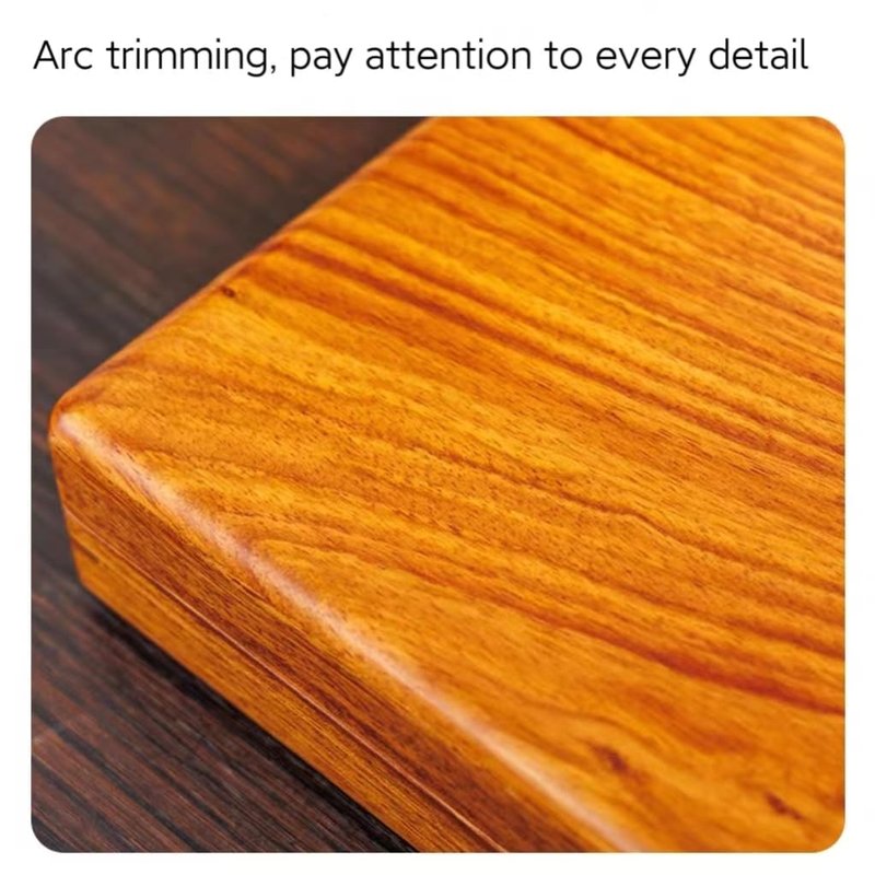 Bescott Solid Wood Rings Cufflink Earrings Necklace Jewelry Box For Drawer Organizer Storage For Multiple Rings Wooden Case Holders For Women Men Gift