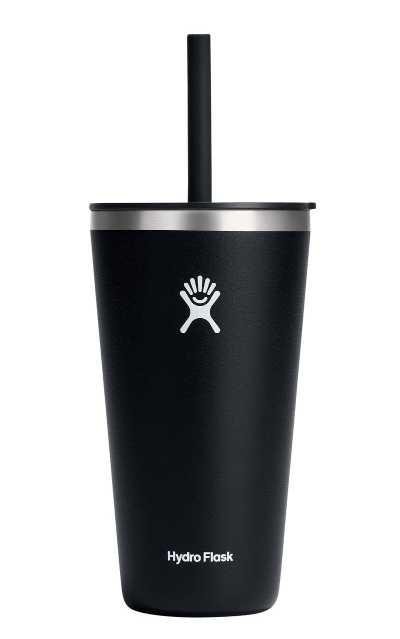 28 OZ All Around Tumbler Straw LID Black
