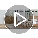 3-Piece Bedroom Furniture Set: 7-Drawer Dresser and 2 Nightstands