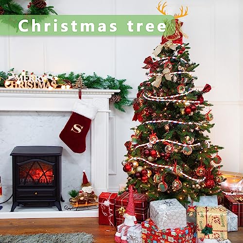 Afirst Christmas Candy Cane Rope Lights 18FT Waterproof LED Fairy Lights for Outdoor & Indoor Decor