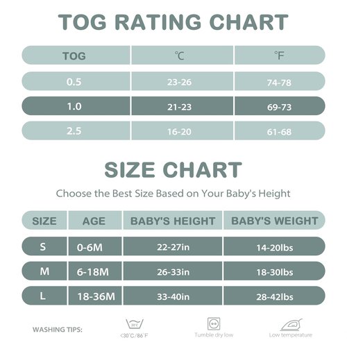 Mosebears Baby Sleep Sack - Unisex Bamboo Rayon with 2-Way Zipper | 2.5 Tog, Blush, 0-6 Months