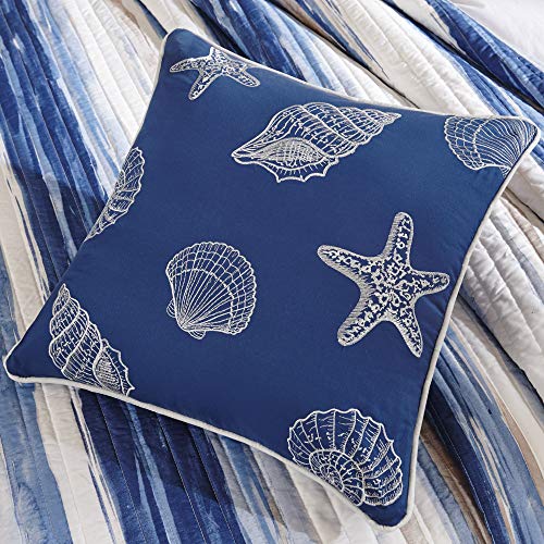 Madison Park Coastal Quilt Set - 6 Piece Full/Queen Coverlet Bedspread