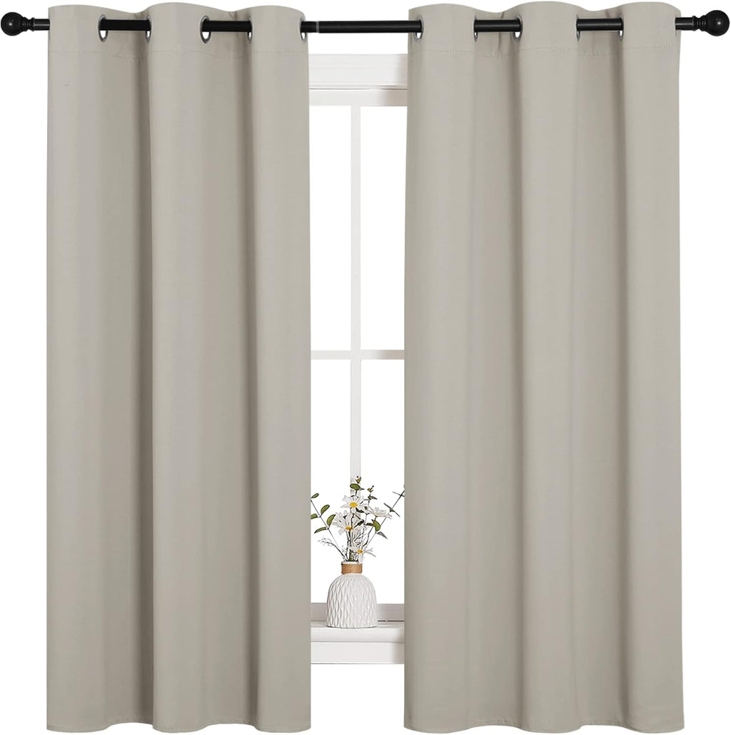 NICETOWN Blackout Curtains - Thermal Insulated Room Darkening Drapes for Bedroom | 42 x 63 Inches