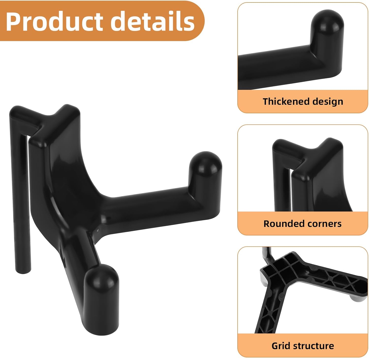 Rubbermaid FastTrack Shed Hooks - 6-Piece Multi-Purpose Organizer for Garage Tools & Sports Equipment