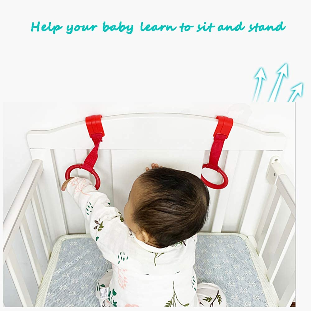 Skiennix Baby Pull Up Rings - Walking Assistant for Infants | 4 PCS Playpen Set