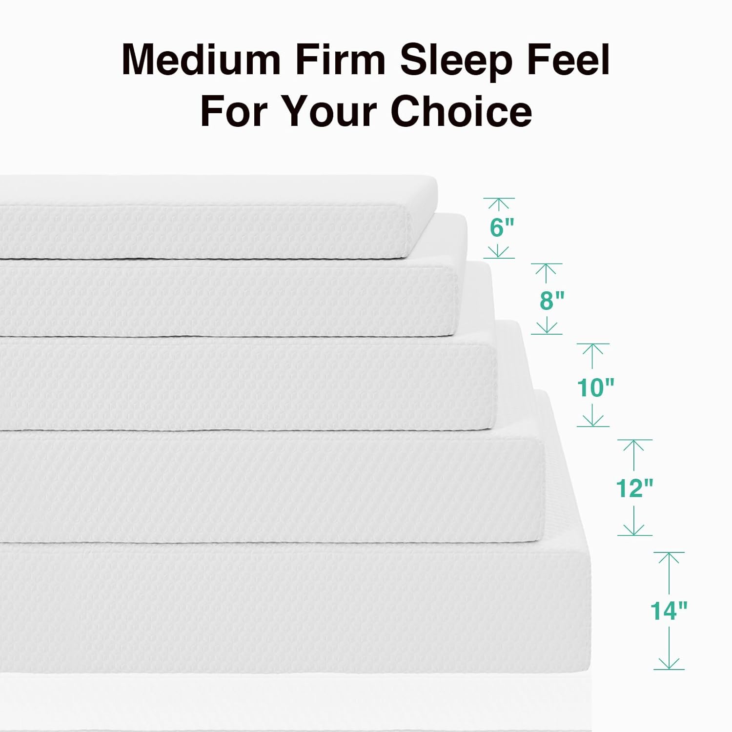 Novilla 10 Inch Full Mattress - Memory Foam with Breathable Comfort Layer & High-Density Support for Cool Sleep