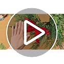 18 Inch Green Artificial Christmas Wreaths Bulk 6 Pcs Mixed Pine Holiday Decor