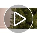 7.5ft Pre-Lit Fraser Fir Pencil Christmas Tree with 350 Clear Lights