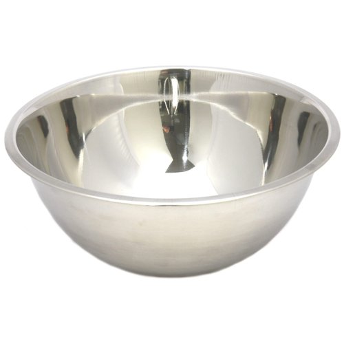 Chef Craft Brushed Mixing Bowl, 8-Quart, Stainless Steel