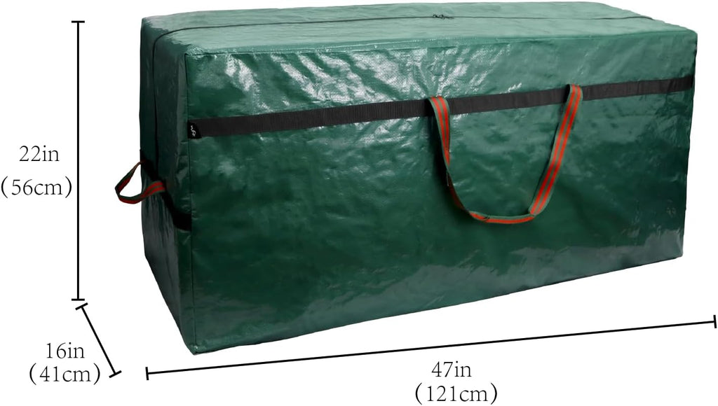 Regine Switzerland Christmas Tree Storage Bag - Waterproof & Tearproof for 7FT/6FT Trees - Easy Transport, Green