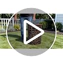 3-Piece Round Metal Nesting Side Tables, Stacking Patio Accent Tables