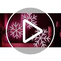 Treela Pink Snowflakes LED Window Lights - 9.84 Inch Christmas Decor