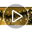 Minetom 33ft 100 LED Star String Lights Plug In Warm White with Remote