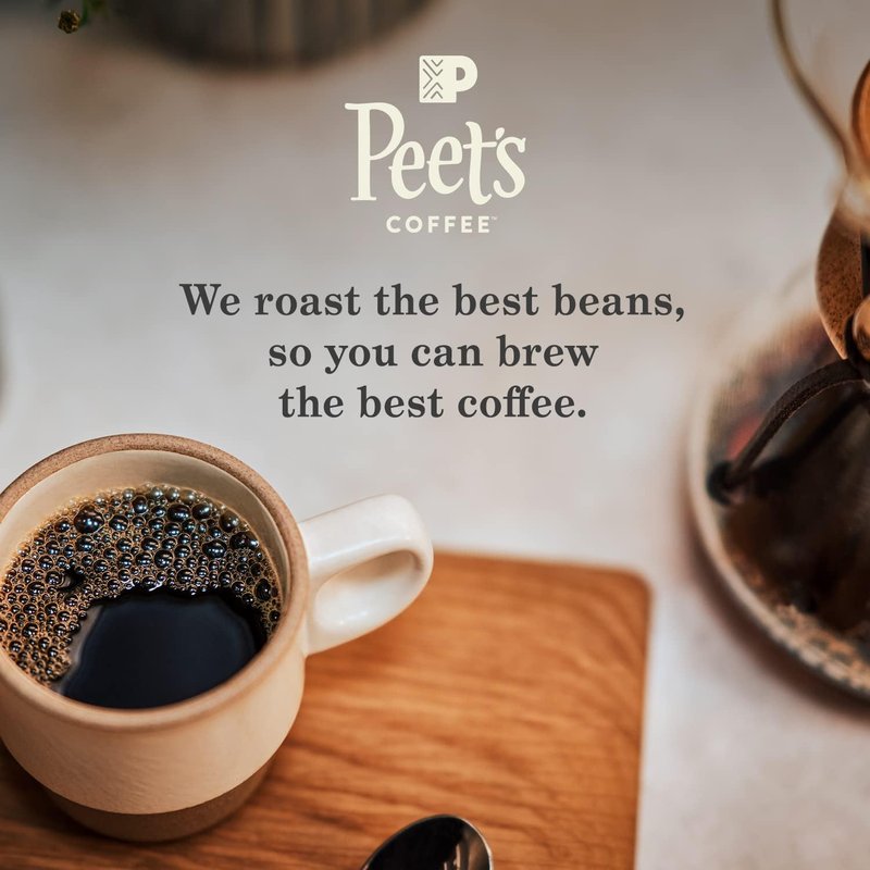 Peet's Coffee, Dark Roast Keurig K-Cup Pods, 100% Arabica Coffee - Major Dickason's Blend 75 Count (1 Box of 75 Pods) (Pack of 2)