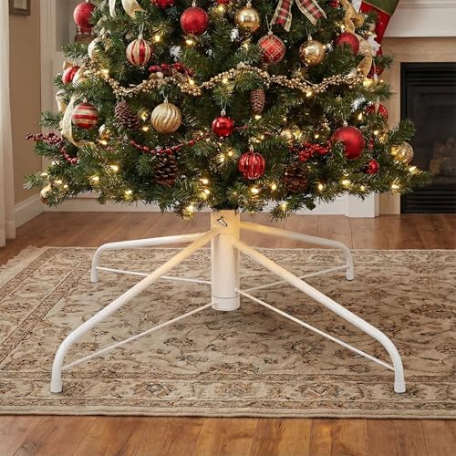 Universal Folding Christmas Tree Stand - Heavy Duty Metal Base for 3-6 ft Trees